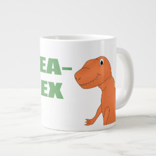 Tea Rex Personalised Dinosaur Large Coffee Mug