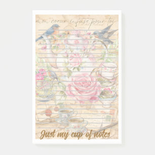 Tea‑Rific Notes Cute Teapot Pun Post‑It® NoNotes