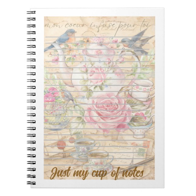 Tea‑Rific Notes | Cute Teapot Pun Post‑It® NoNotes Notebook (Front)