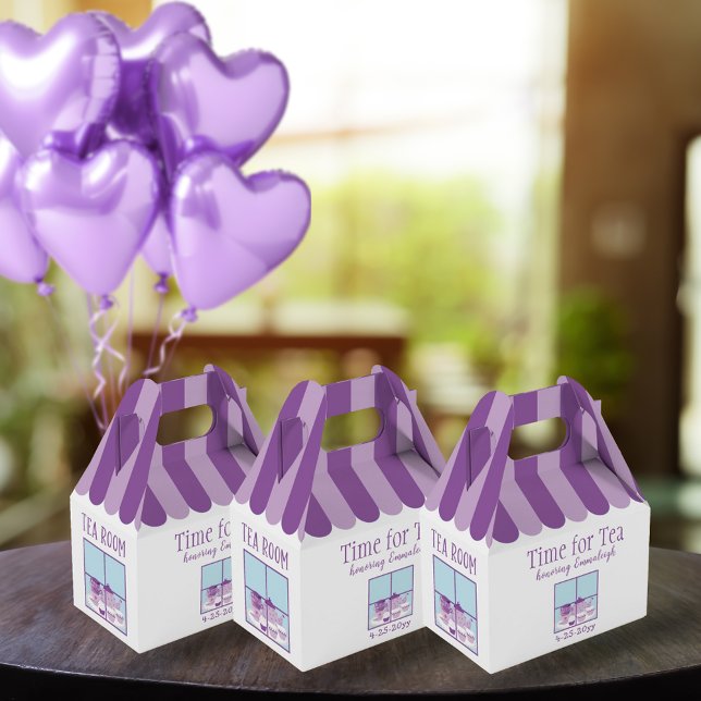 Tea Room Party Favour Box (Creator Uploaded)