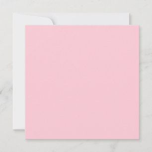 Tea Rose Pink Solid Colour Card