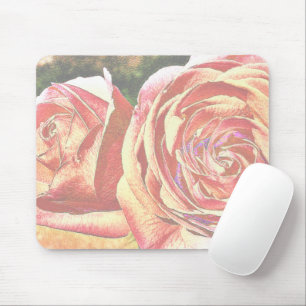 Tea Roses from the Garden Mouse Mat