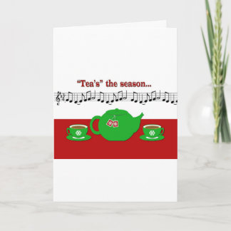 Tea Season Holiday Card