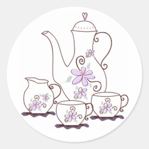 Tea Set Stickers