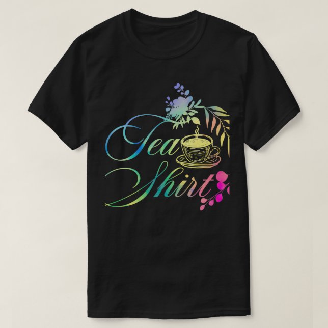 Tea Shirt Cute Cups Tea Lovers 1 (Design Front)