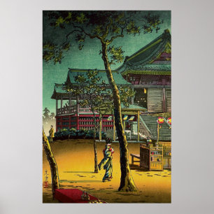 Tea Shop at Kiyomizu Tsuchiya Koitsu 1940 Poster