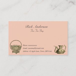 Tea Shop Business Cards