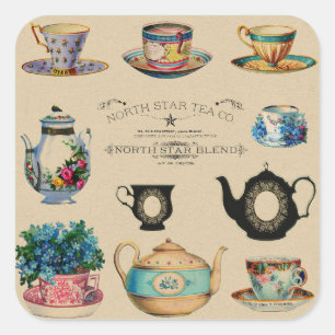 Tea stickers
