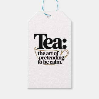 Tea: The Art of Pretending to be Calm Gift Tags