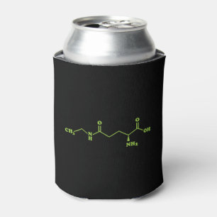 Tea Theanine Molecular Chemical Formula Can Cooler