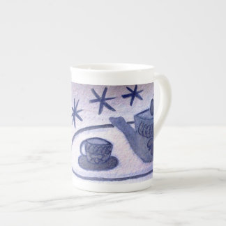 ...tea time....art by Jutta Gabriel... Bone China Mug