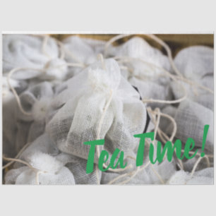 Tea Time Bag for Tea Lovers Tissue Paper
