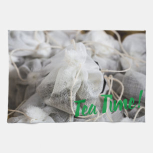 Tea Time Bag for Tea Lovers Towel