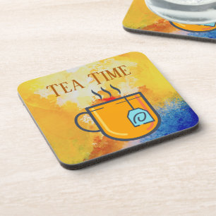 Tea Time Beverage Coaster