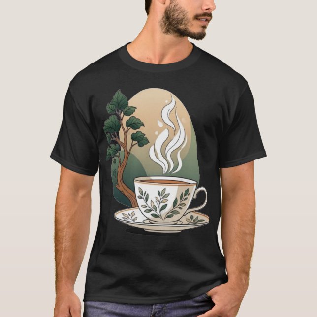 Tea Time Botanical T-Shirt (Front)
