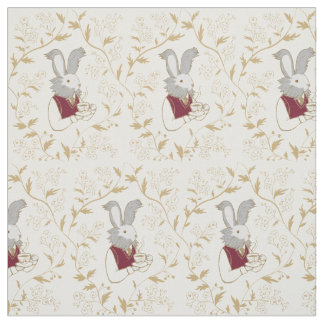 Tea Time Bunny Custom Fabric
