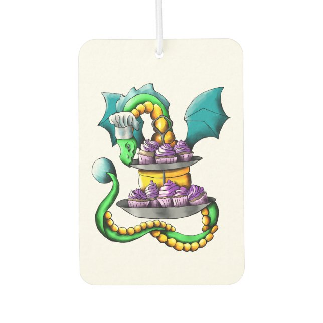 Tea Time! Car Air Freshener (Front)