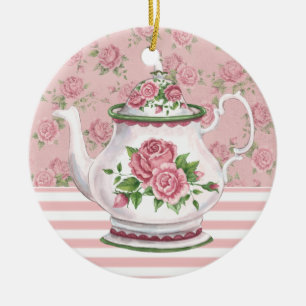 Tea Time Ceramic Tree Decoration