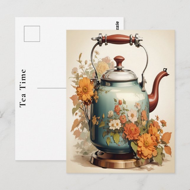 Tea time Coffee Break Friends Getting Together Postcard (Front/Back)