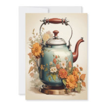 Tea Time Coffee Break Get Together Tea Pot Flowers