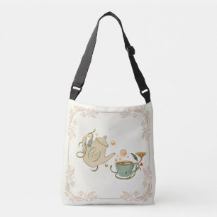 Tea Time Cosy Pastel Crossbody Bag