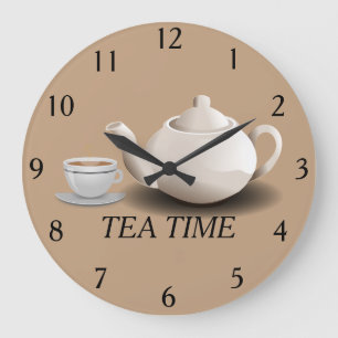 Tea Time Decorative Wall Clock