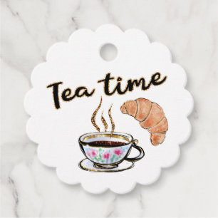 Tea time Favour Tags, tea paty supplies tea party Tags