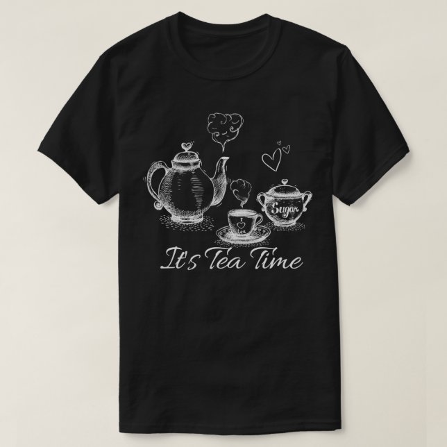 Tea time framed 7 T-Shirt (Design Front)
