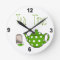 Tea Time Green & White Kitchen