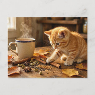 Tea Time Invitation • Cozy Fall Chai