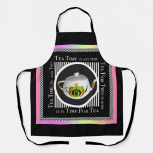 Tea Time Is Anytime  Apron
