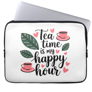 Tea Time Is My Happy Hour – Electronics Bag