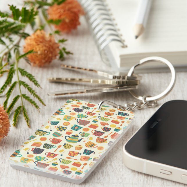 Tea-Time Keychain (Front Right)