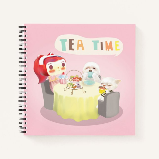 Tea Time Notebook (Front)