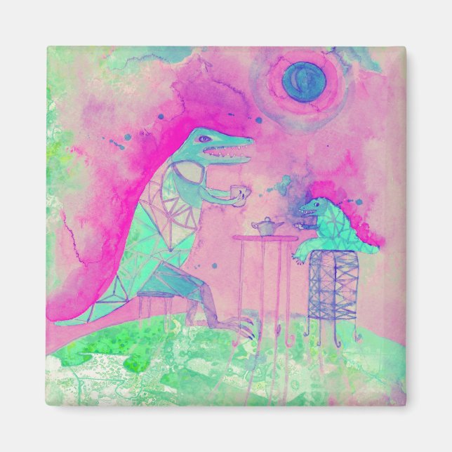 Tea time on Venice Magnet (Front)
