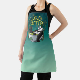 Tea Time Panda Apron