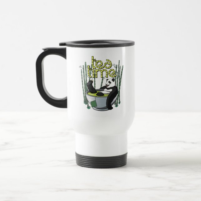 Tea Time Panda Travel Mug (Left)
