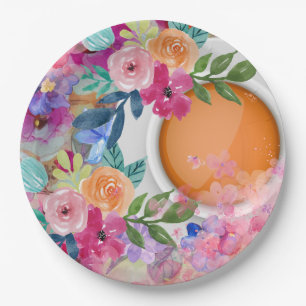 Tea Time Paper Plate