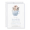 Tea Time Party Baby Animals Blue Boy Baby Shower