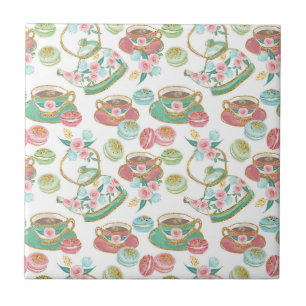 Tea Time Pattern Tile