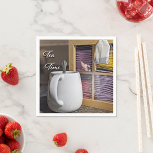 Tea Time Picture Paper Napkin