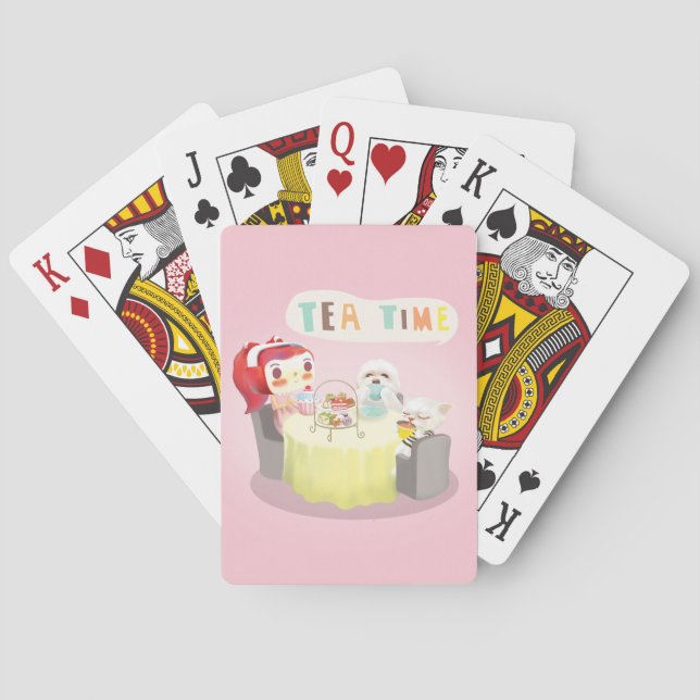 Tea Time Playing Cards (Back)