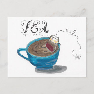 Tea Time Postcard