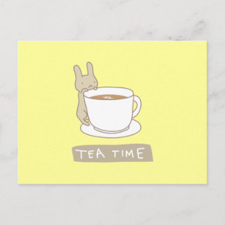 Tea time postcard