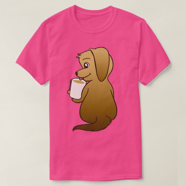 Tea time puppy T-Shirt (Design Front)