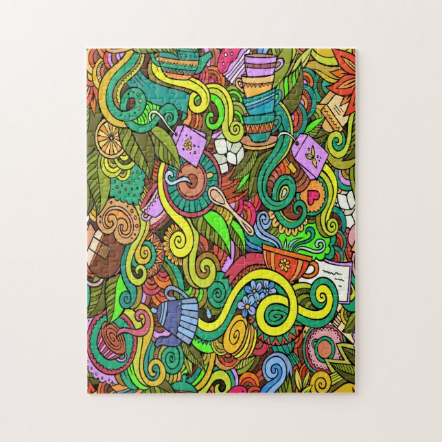 Tea Time Puzzle (Vertical)