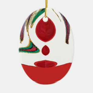 Tea Time Red Tea.png Ceramic Tree Decoration
