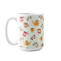 Tea Time Seamless Pattern