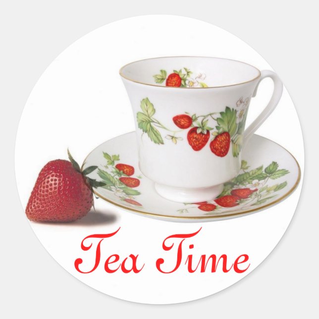 Tea Time stickers (Front)