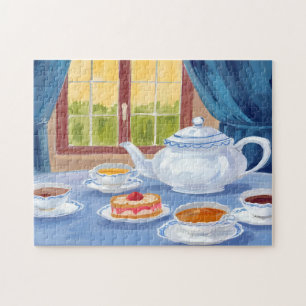 Tea Time Teapot & Cups Puzzle